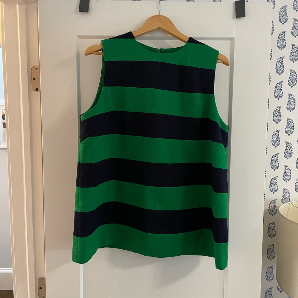 Tuckernuck collab with Atlantic-Pacific: Navy and Green striped top